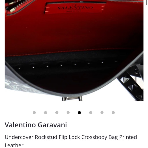 Valentino Garavani X Undercover Rockstud Flip Lock Crossbody Bag - Picture 14 of 15